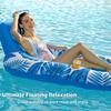 Inflatable Pool Float Adult Pool Floaties Lounger Floats Raft Floating Chair Water Floaties for Swimming Pool Lake Lounge Floa