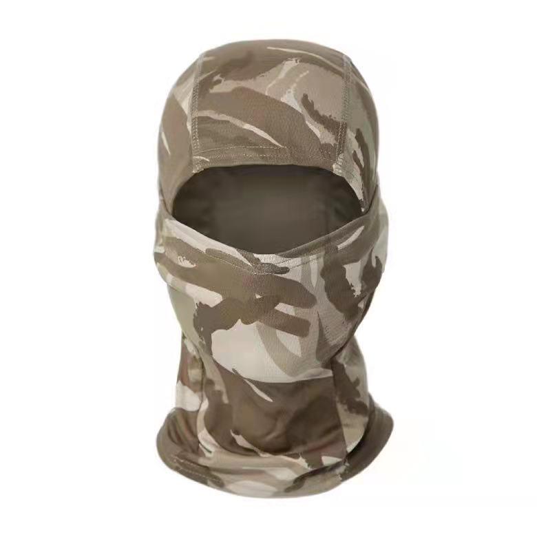 American Camouflage Cycling Balaclava - Sun Protection & Windproof Quick-Dry Face Mask for Outdoor Activities