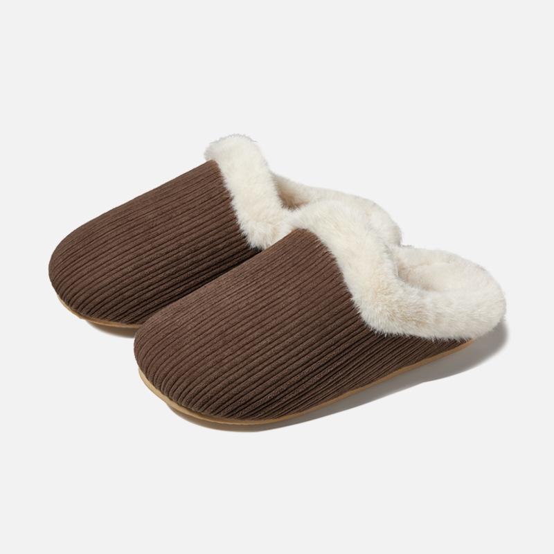 Damen Winter Plüsch Rutschfeste Baumwollpantoffeln - Gemütlicher Indoor-Komfort