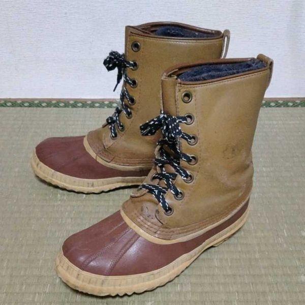 80s-90s Vintage/SOREL/Women’s Snow Boots/WOS8/24.5-25.5/Canada Made/Leather/With Inner Liner(USED)