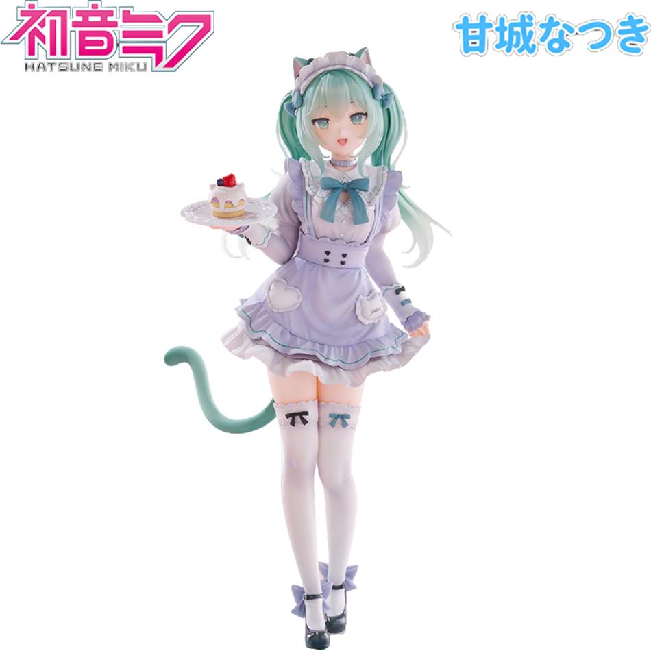 New 18cm Anime Hatsune Miku Figure Sexy Character Ornaments Nachoneko Kawaii Car Decoration Collectible Model Gift