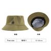 Ametohare Waterproof and Breathable Bucket Hat with Chin Unisex Free AH-801 Strap, (JP, Alphabet, Size, Khaki)