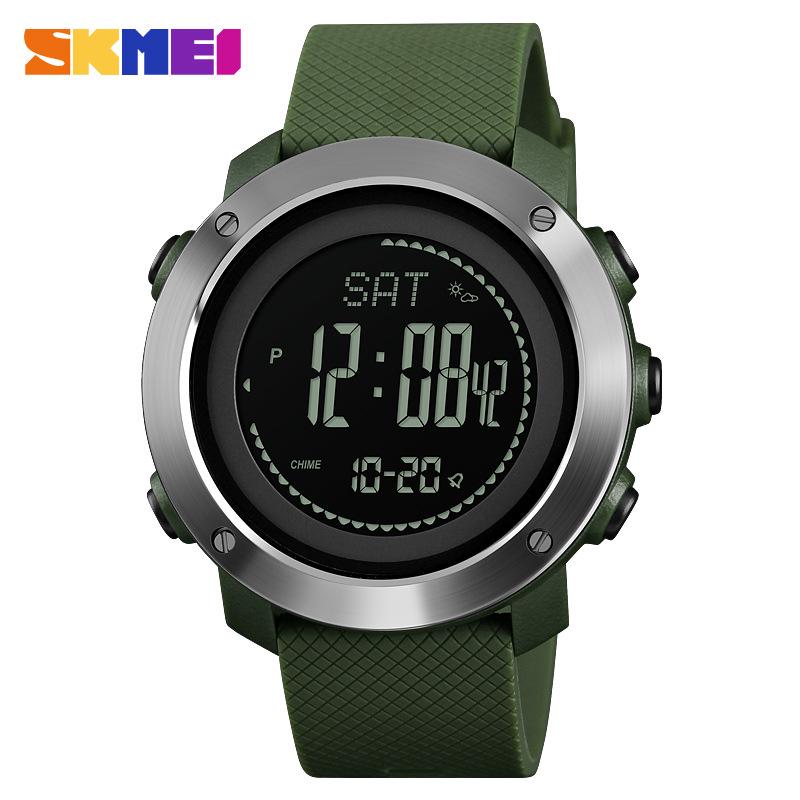 New Outdoor Sports Women's Watch High Air Pressure Compass Pedometer Stopwatch Alarm Compass Electronic Watch