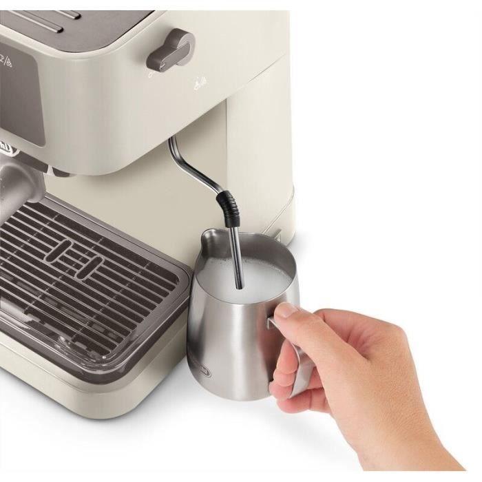 Machine à expresso - DELONGHI - STILOSA EC235.CR - Solo pompe - Bouilloire inox - Compatible ESE - Buse vapeur - Finition crème