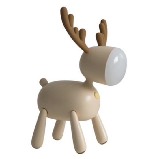 5V Elk Deer Night Light Adjustable Rotary Tail USB Rechargeable Lamp for Bedroom