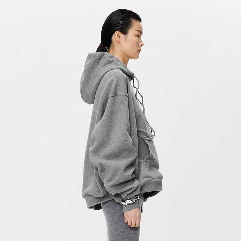 JNBY Women's 2024 Autumn Hooded Pullover Sweatshirt