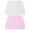 Plastic Flour Scraper Plastic Scraper Knife Baking Accessory 2 Colors To Choose