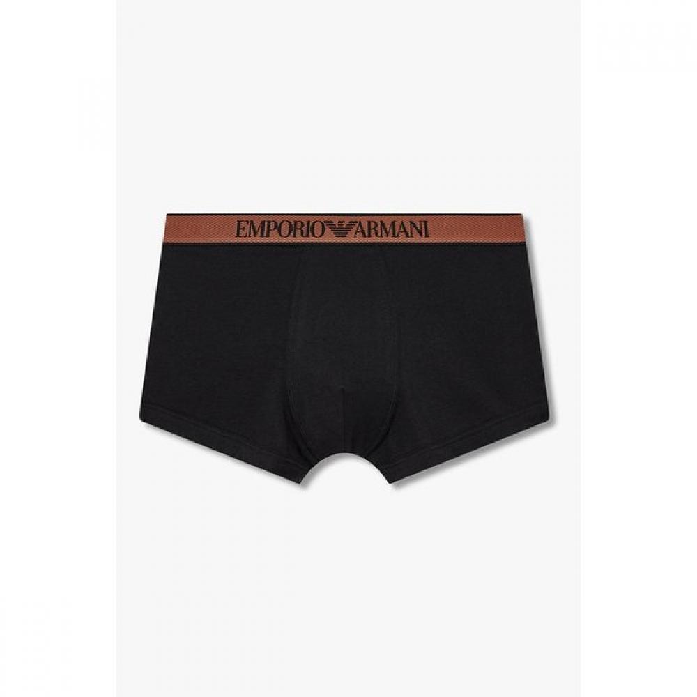 Emporio Armani Мужской S waiSt Узор Вышитый Логотип ящики 0815312012 S(95)
