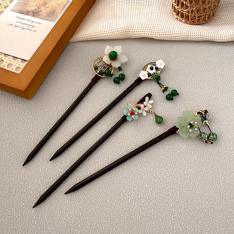 High-End Chinese Tassel Hairpin - Ancient Style for Women's Hanfu Updo