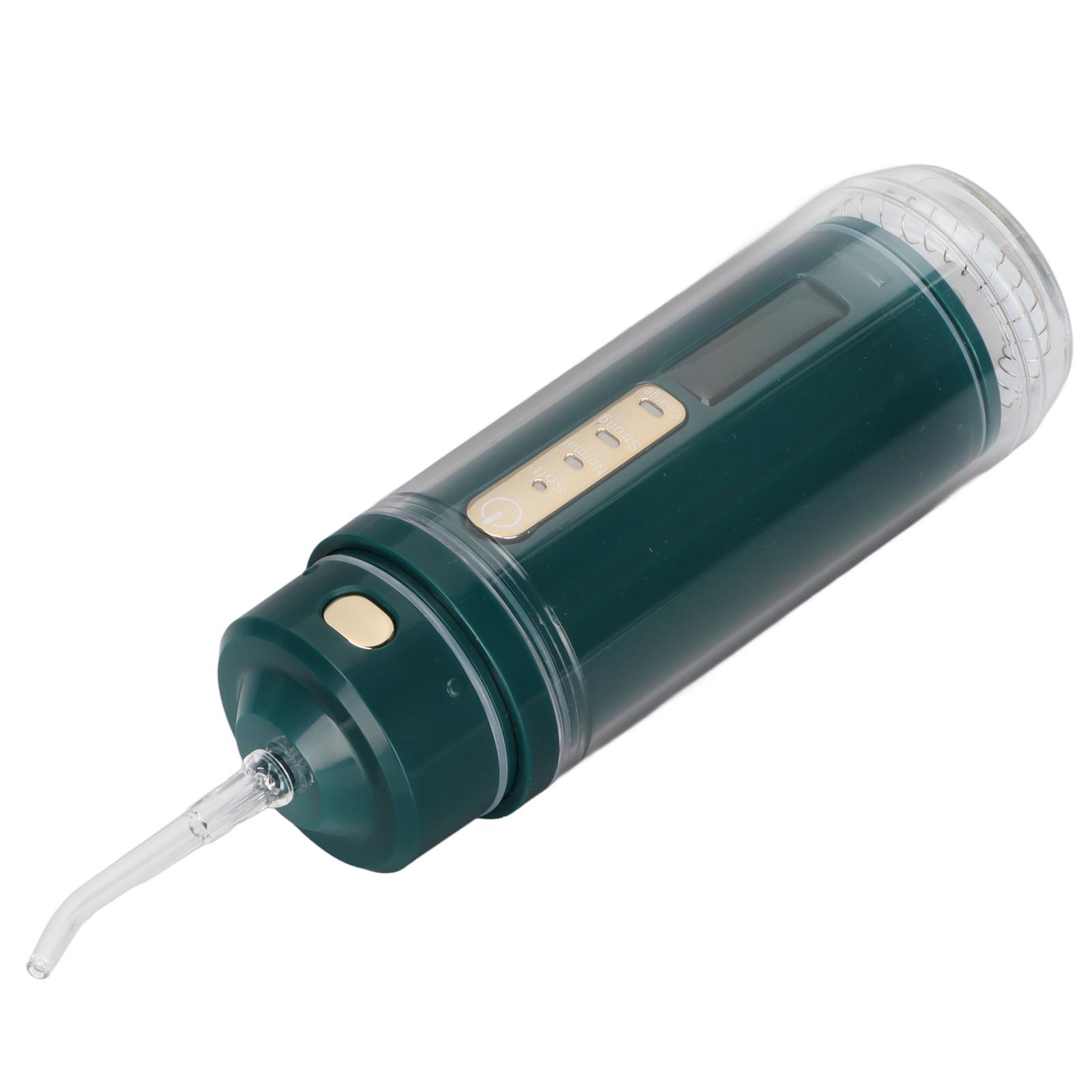 

Водный ирригатор для полости рта с 3 режимами очистки зубов и съемным резервуаром для воды объемом 140 мл (4,7 унции)