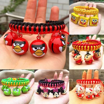 Cute Cartoon Figure Model Bell Dog Collar Adjustable Puppy Necklace Pet Supply