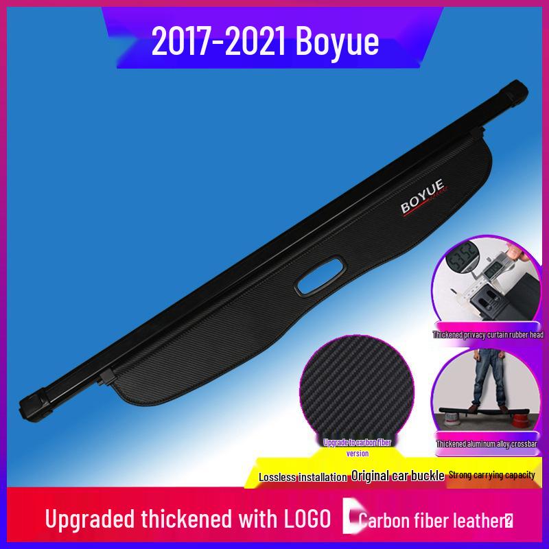 Cargo Cover and Trunk Partition for 24 Geely Models: Boyue L, Atlas, X Bin Yue, Vision X6, Haoyue PRO