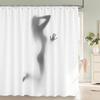 Sexy Woman Bath Curtains Waterproof Bathroom Shower Curtain Girl Shadow 3d print With Hooks Polyester Cloth 180*200 Bath Screen