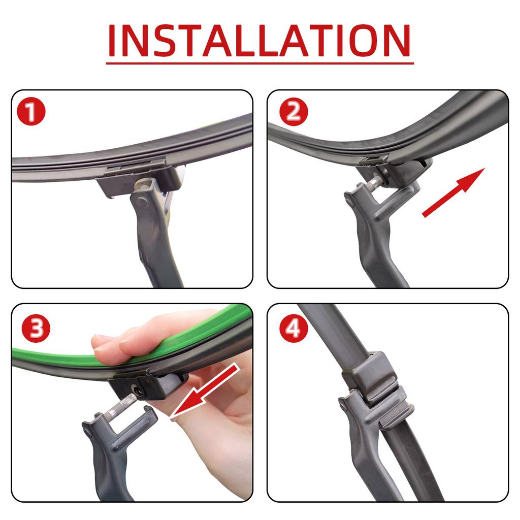 Car Wiper for VW Passat B5 B5 2002-2005 21" + 20" Front Wiper Blades Brushes Cutter Accessories 2002 2003 2004 2005