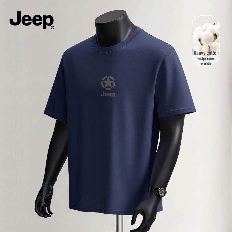 JEEP Men s Heavyweight Cotton T-Shirt 4XL
