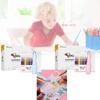 Paint Electric Spray Pen Airbrush Set Children 12 Felt Pens 19 Stencils Drawing