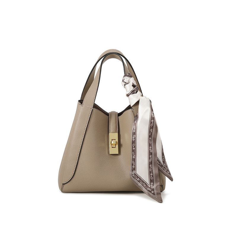 

High-Grade Vegetable Basket Bag Women Birthday Gift for Mom Portable Bucket Bag Elegant Middle-Aged Women Messenger Bag Elephant Gray