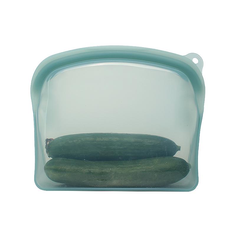 

Высококачественный кухонный контейнер для закусок, контейнер для хранения продуктов питания, 600 мл, силиконовая сумка для хранения продуктов питания 300ml синий