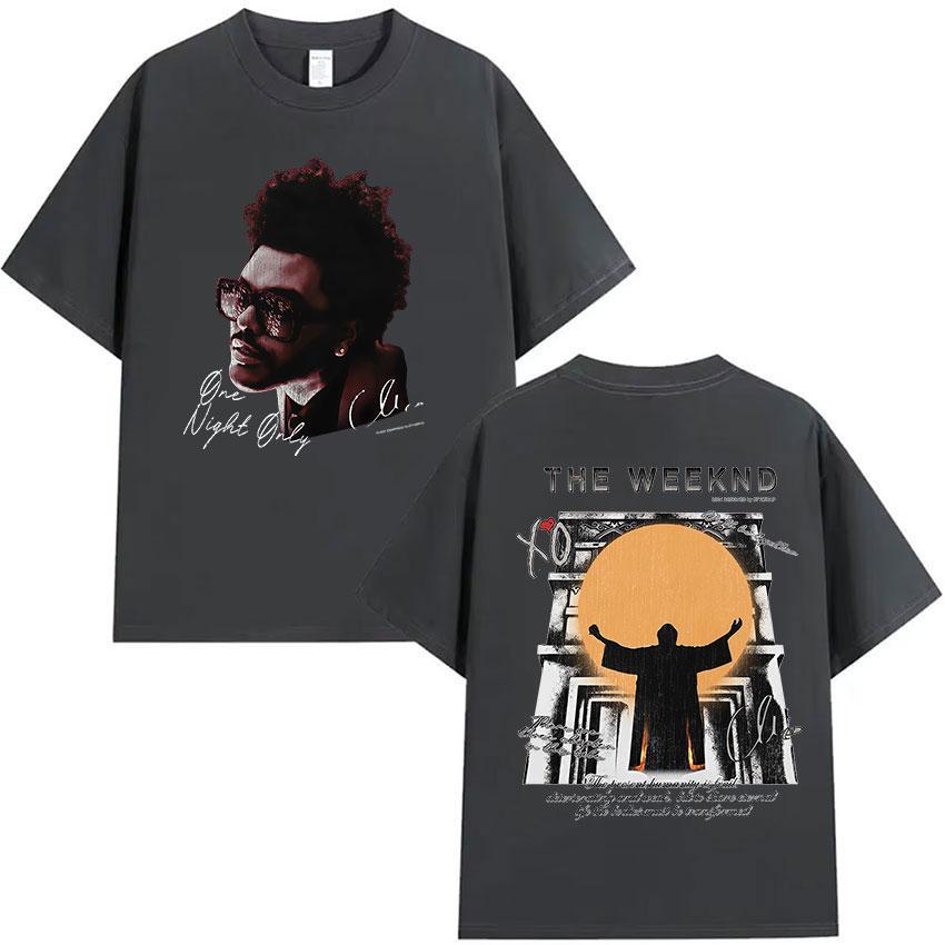 The Weeknd XO Album 2026 Merch Tshirt Rap Summer Luxury Retro Style Hip Hop Tshirt Unisexs Casual Cotton Tshirt Street Wear