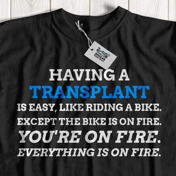 Unisex Funny Lung Transplant T-Shirt For Kidney, Heart, Liver Surgery Gifts 4XL