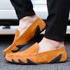 Mode Handgefertigte Herren Club Flats Freizeitschuhe Leder Mode Herren Büroschuhe All-Match Klassische Loafer Bequemer Herren Fahrschuh