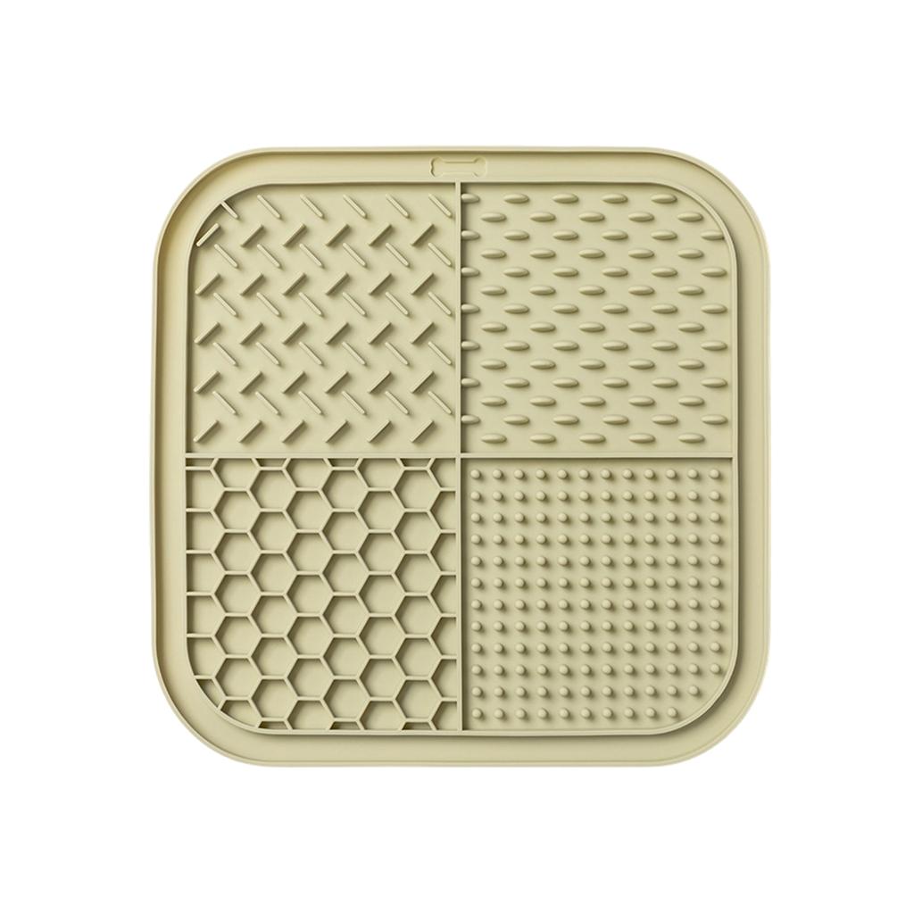 Licking Mat For Dogs & Cats With Suction Cups,Dog Slow Feeder Lick Pat For Anxiety Relief, Dog Toys Feeding Mat For Butter Yogurt, Bathing