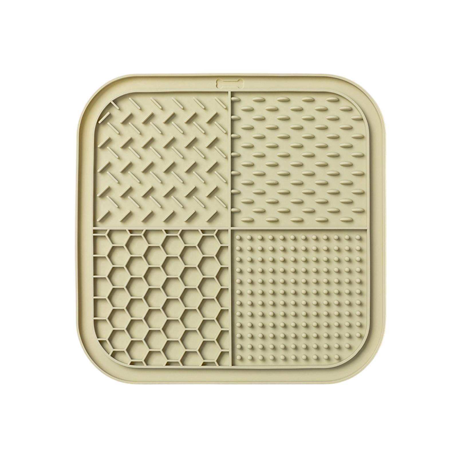 

Лизальний килимок для собак і котів із присосками, Килимок-лизунець для собак для зняття тривоги, Килимок-годівниця для собак для масла, йогурту, Купання One Size