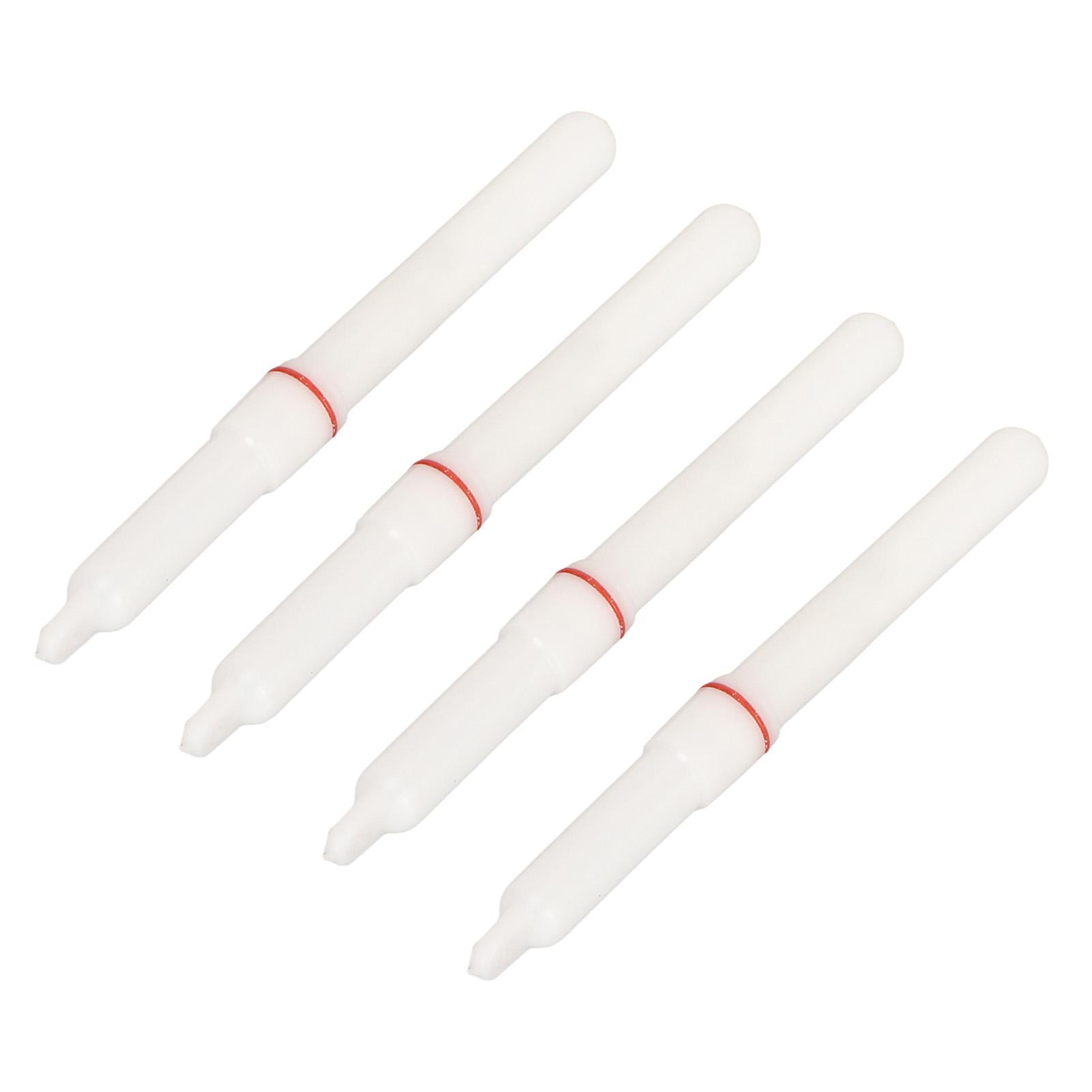 

4 шт. Рыболовные светящиеся палочки АБС-пластик Светодиодные светящиеся палочки для кончика удилища-поплавка с батарейкой для ночной рыбалки, постоянный свет, красный