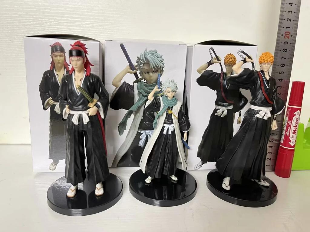 Grim Reaper, Hibanya Toshiro, Kurosaki Ichigo, Aisanei Lianji 3 styles, standing posture, ornament, bagged figure