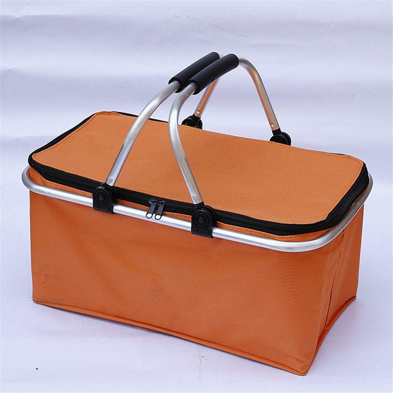 30l Insulated Cooler Picnic Basket For Camping And Outdoor Activities**