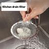 Diskho sil i rostfritt stål med handtag Rostfri nät sil för kök badrum avloppskorg grönsaker frukt avrinning