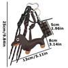 1PC Natural Gift Keychain Backpacks Fashion Daily Delicate Touch Carrying Sausage Dog Practicality Cute Car Keys