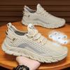 Men's Shoes Summer Fly-woven Mesh Shoes Fashionable Breathable Sports Shoes Soft Sole Lightweight Student Running Shoes