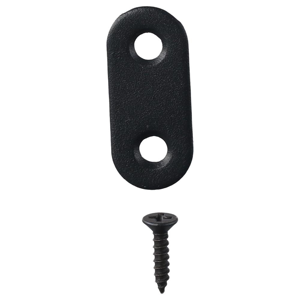 12PCS 40x16mm/1.6” X 0.6” Stainless Steel Flat Brace Mending Repair Plate with Screws  Wood Beams