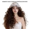 Graceful Lace Meshes Hat Romantics Hollows Flower Lace Hat Vintage Lace Hat for Weddings and Banquets