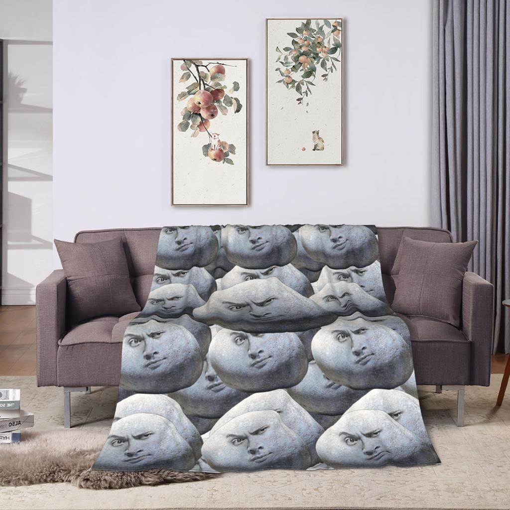 Strong The Rock Dwayne Johnson Plush Blanket Kids Adult Flannel Bedding Throws For Couch Chair Super Soft Bedspread Gift Idea