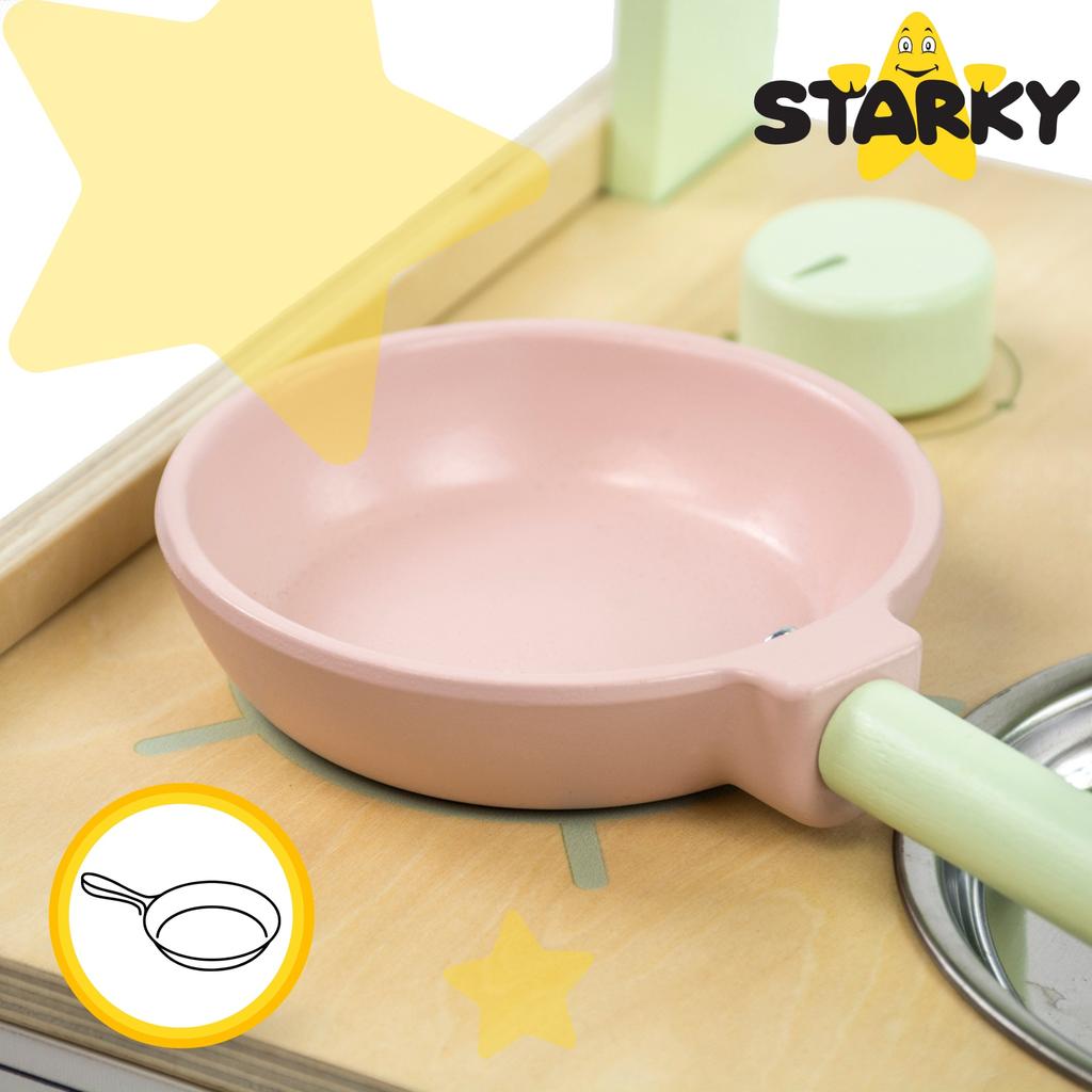 Ride-on pusher walker wooden educational table kitchen solid children