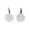 Russian Style Zircon Flower Ear Cuff Earrings for Women - Elegant Summer Fashion
