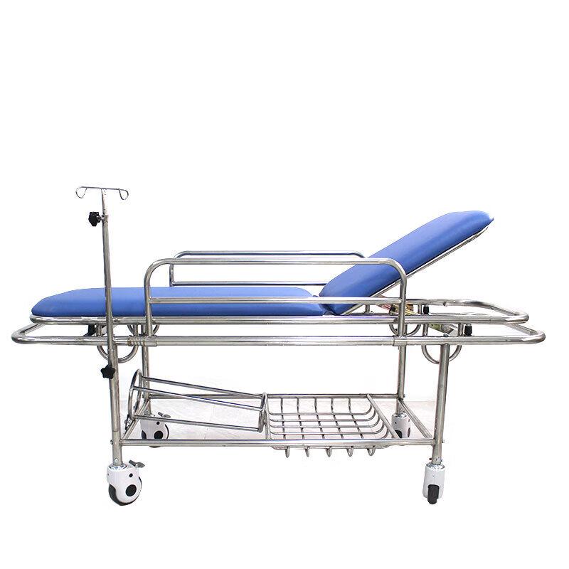 Zuolou Stainless Steel Emergency Rescue Stretcher Trolley