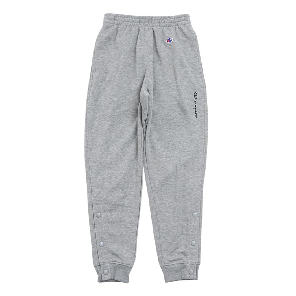 Champion Script Logo Oxford for Basketball Kids' Quick-Drying Sweatpants, Gray, CK-AB216,