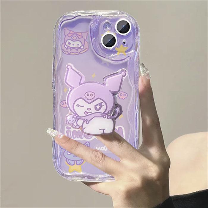 INS Melody Kuromi Bracket Holder Casing For Xiaomi MI 15T 15 Ultra 5G POCO M7 F7 X7 Pro M6 X6 F4 NFC X5 F6 PRO 5G  Lovely Case
