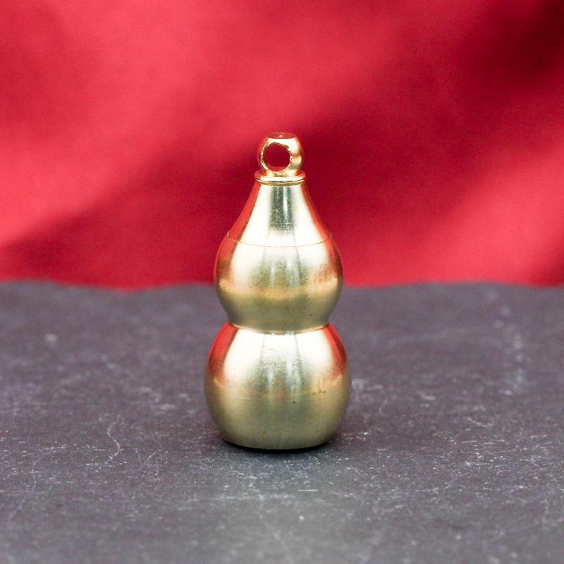 Five Emperors Coins Brass Hollow Gourd Ornaments Pendants Gifts