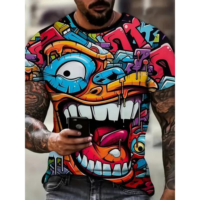 Casual Versatile Top Fashionable Simple Men's Short Sleeves T-Shirts Men’s