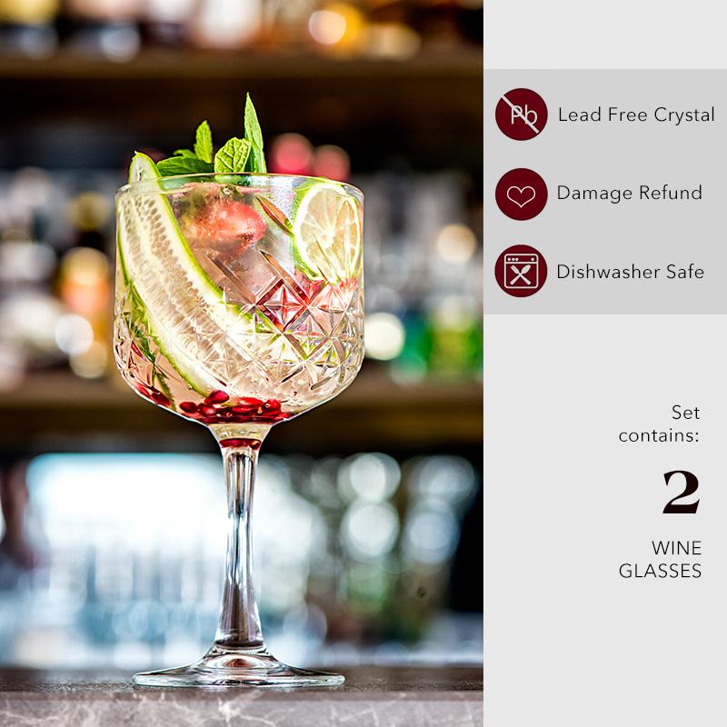 Martini Glass Carving Glasses Premium Coupe Goblets Set of 2 - Gin, Wine, Cocktail, Mojito Glasses Drinking Champagne Cups