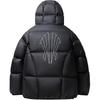 Anta Basketball-Serie Kyrie Irving Bequem Lässig Schlicht Kapuzenjacke Locker Daunenjacke Unisex Oberbekleidung Basic-Schwarz 172441906S-4
