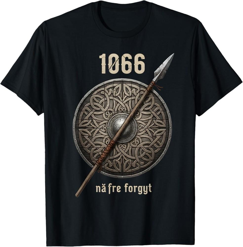 1066 Naefre Forgyt Никогда не забывай Викингская Англия История Футболка 3XL