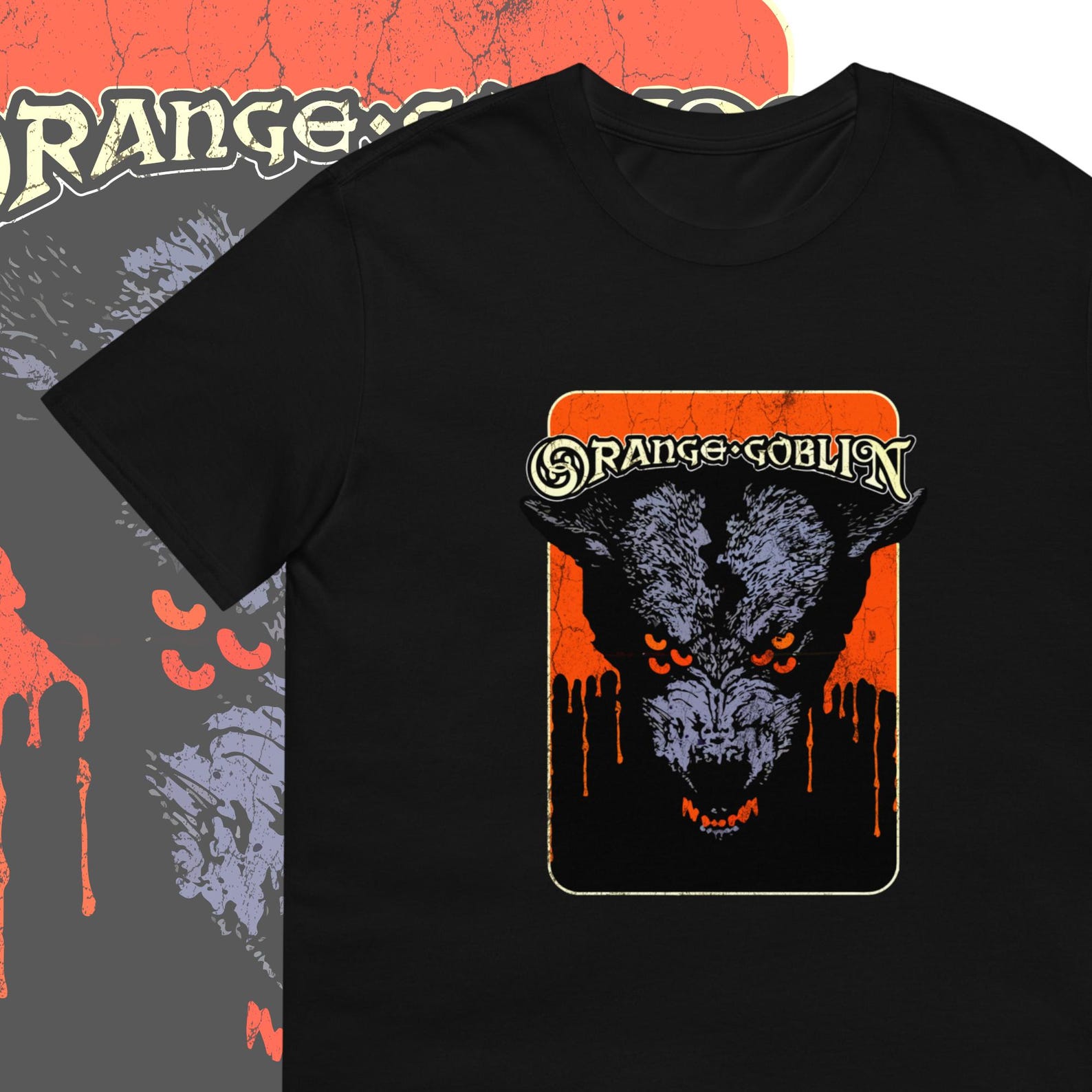 Orange Goblin Band T shirt Classic Rock Clothing S