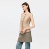 LANGZI EILEEN ELITEE Women's Linen Sleeveless Suit Vest