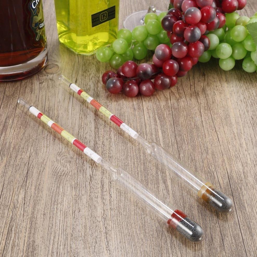 3 Scale Home brew Hydrometer Wine Beer Cider Alcohol Testing Making