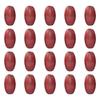 20pcs Fishing Float Buoyant Marker 6mm Diameter for Saltwater Freshwater Hard Floating Indicators 38x24mm Fishing Tackle
